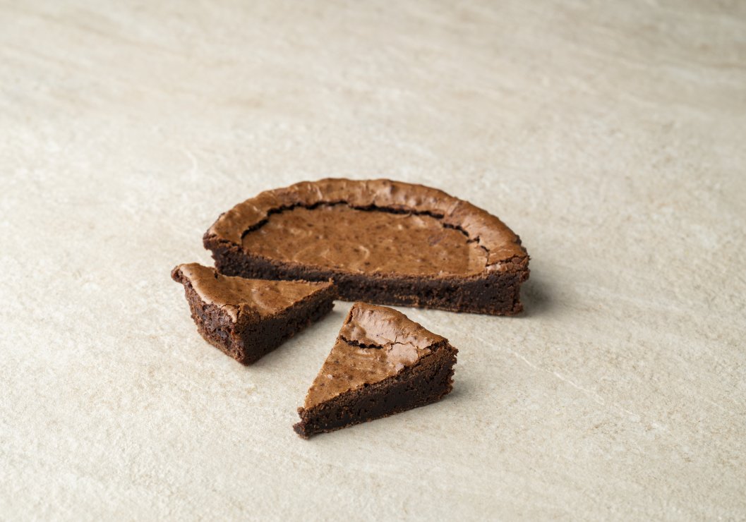chocoladebrownietaart