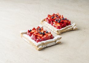 aardbeientaart bladerdeeg