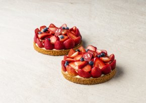 aardbeientaart zanddeeg