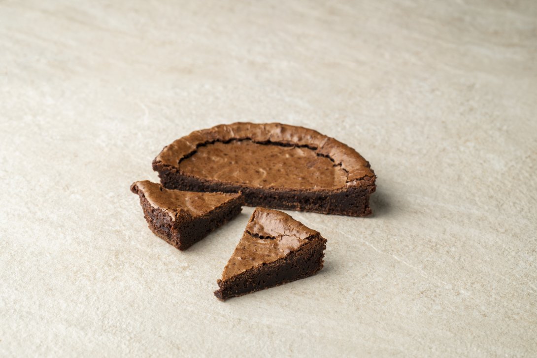 chocoladebrownietaart